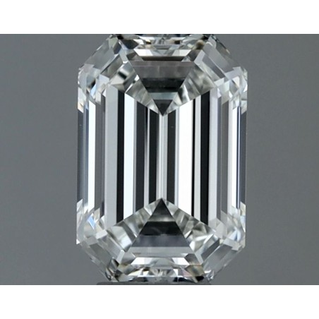 Diament szlif szmaragdowy, 0.5ct, VS1, H, GIA 6541230856
