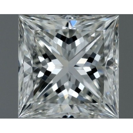 Diament szlif princess, 0.5ct, SI1, H, GIA 6541250107