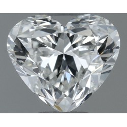 Diament serce, 0.71ct, VS2, H, GIA 7543243652