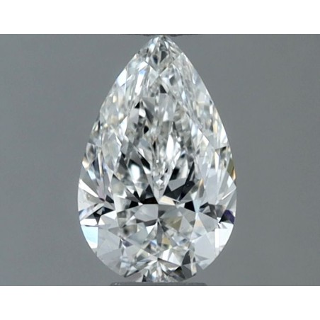 Diament szlif gruszkowy, 0.5ct, VS1, H, GIA 7541230947
