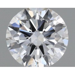 Diament szlif okrągły, 0.7ct, SI1, F, GIA 6511659938