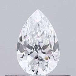Diament szlif gruszkowy, 0.3ct, SI2, D, GIA 6502612375