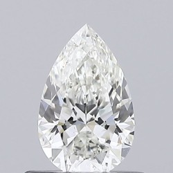 Diament szlif gruszkowy, 0.51ct, SI1, I, GIA 7526822603
