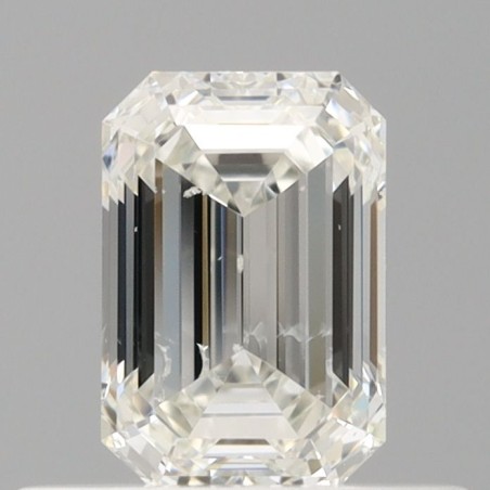 Diament szlif szmaragdowy, 0.5ct, SI2, H, GIA 2536592574