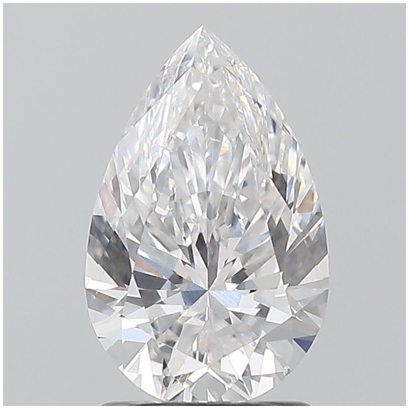Diament szlif gruszkowy, 1.5ct, SI1, E, GIA 7532675311