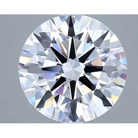 Diament laboratoryjny szlif okrągły, 3ct, VVS2, E, GIA 7528227845