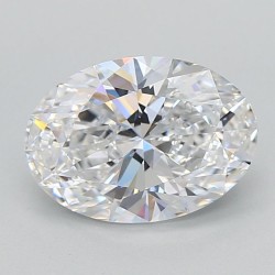 Diament laboratoryjny szlif owalny, 2.07ct, VVS1, D, IGI LG729573447