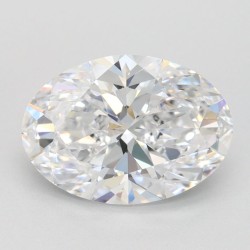 Diament laboratoryjny szlif owalny, 2.16ct, IF, D, IGI LG744513269