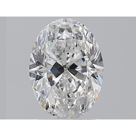 Diament szlif owalny, 1.71ct, SI1, D, GIA 1463615637