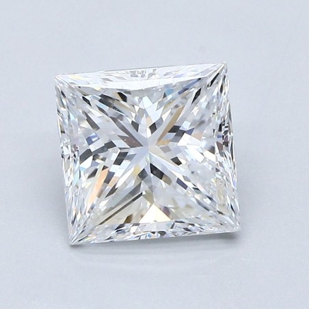 Diament szlif princess, 2ct, VS2, E, GIA 2151536676
