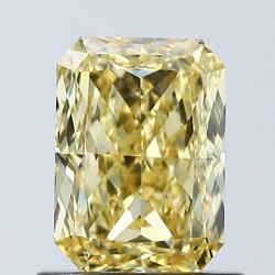 Diament laboratoryjny o barwie fantazyjnej radiant, 1.02ct, VVS2, Fancy Vivid Yellow, IGI LG680558049