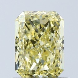 Diament laboratoryjny o barwie fantazyjnej radiant, 1.06ct, VVS2, Fancy Intense Yellow, IGI LG678508548