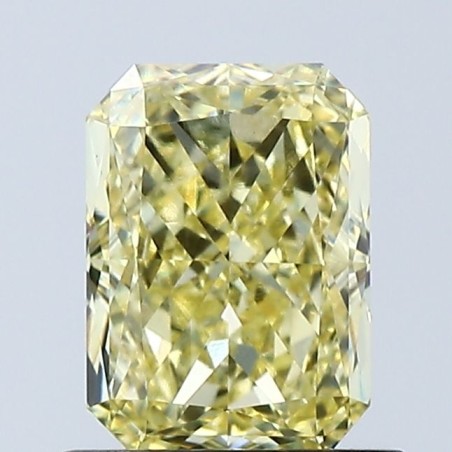 Diament laboratoryjny o barwie fantazyjnej radiant, 1.06ct, VVS2, Fancy Intense Yellow, IGI LG678508548
