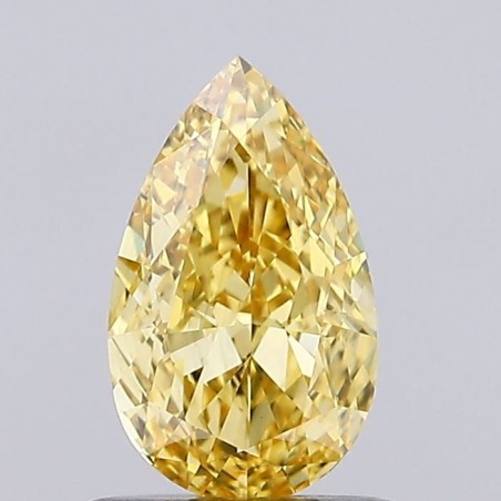 Diament laboratoryjny o barwie fantazyjnej szlif gruszkowy, 1.06ct, VVS2, Fancy Intense Yellow, IGI LG694566441