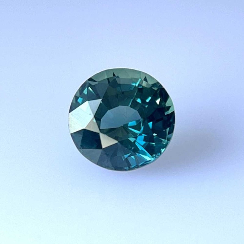 Szafir szlif okrągły, 2.55 ct, TEAL, GIA 6515678201 Szafir szlif okrągły, 2.55 ct, TEAL, GIA 6515678201