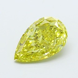 Diament laboratoryjny o barwie fantazyjnej szlif gruszkowy, 1.7ct, VVS2, Fancy Intense Yellow, IGI LG732552868