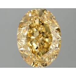 Diament laboratoryjny o barwie fantazyjnej szlif owalny, 2.01ct, VVS2, Fancy Intense Yellow, IGI LG643444695