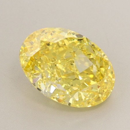 Diament laboratoryjny o barwie fantazyjnej szlif owalny, 2.25ct, VVS2, Fancy Vivid Yellow, IGI LG633445777