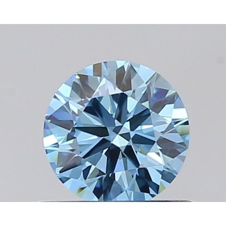 Diament laboratoryjny o barwie fantazyjnej szlif okrągły, 0.5ct, VVS2, Fancy Vivid Blue, IGI LG728570733