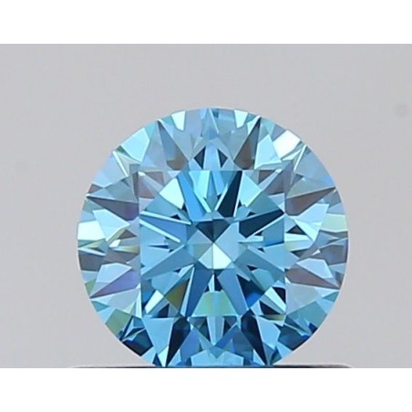 Diament laboratoryjny o barwie fantazyjnej szlif okrągły, 0.83ct, VVS2, Fancy Vivid Blue, IGI LG722532900