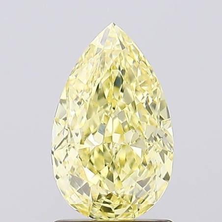 Diament laboratoryjny o barwie fantazyjnej szlif gruszkowy, 1.53ct, VVS2, Fancy Intense Yellow, IGI LG702537870