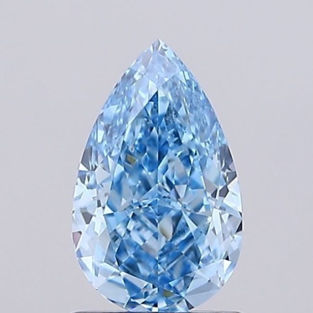 Diament laboratoryjny o barwie fantazyjnej szlif gruszkowy, 1.25ct, VVS2, Fancy Vivid Blue, IGI LG754564776
