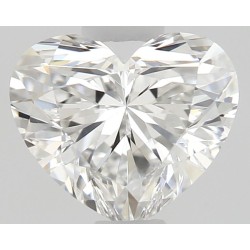 Diament serce, 0.53ct, VVS1, E, GIA 2547260551