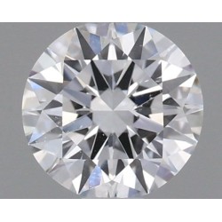 Diament szlif okrągły, 0.62ct, SI2, D, GIA 7502957334