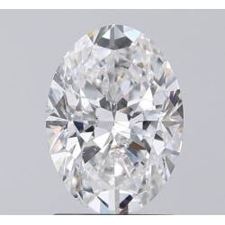 Diament szlif owalny, 1.5ct, SI2, E, HRD `250000308435
