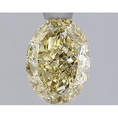 Diament laboratoryjny o barwie fantazyjnej szlif owalny, 1.01ct, VVS2, Fancy Yellow, IGI LG670468866