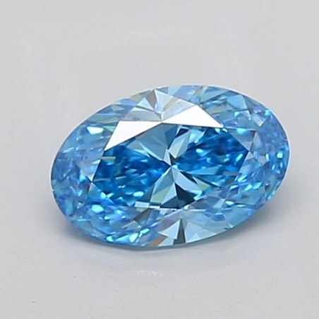 Diament laboratoryjny o barwie fantazyjnej szlif owalny, 1.26ct, VVS2, Fancy Vivid Blue, IGI LG737581759
