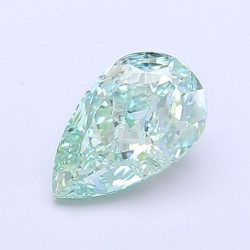 Diament laboratoryjny o barwie fantazyjnej szlif gruszkowy, 1.51ct, VVS1, Fancy Vivid Green, IGI LG700518227