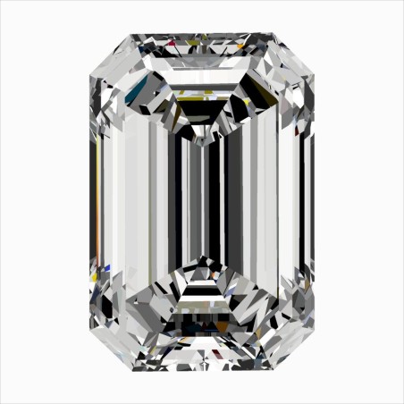 Diament szlif szmaragdowy, 0.5ct, VS2, G, GIA 2547251336