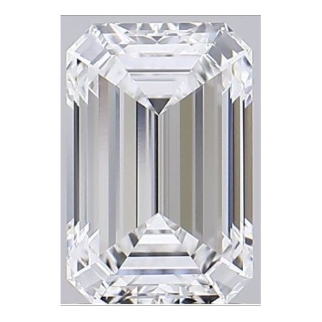 Diament laboratoryjny szlif szmaragdowy, 2.08ct, VVS1, D, GIA 1236710316