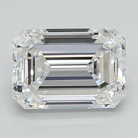 Diament laboratoryjny szlif szmaragdowy, 1.52ct, VVS2, D, IGI LG712574715