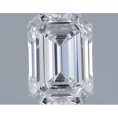 Diament laboratoryjny szlif szmaragdowy, 1.5ct, VVS2, E, IGI LG740507159