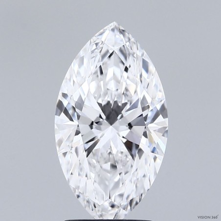 Diament laboratoryjny markiza, 2.32ct, VVS2, D, IGI LG743581734