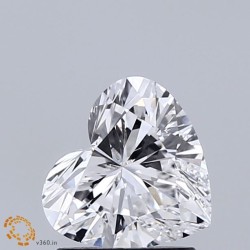 Diament laboratoryjny serce, 1.11ct, VVS1, D, IGI LG713574381
