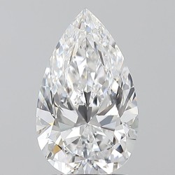 Diament szlif gruszkowy, 1.7ct, VS2, D, GIA 6541213215