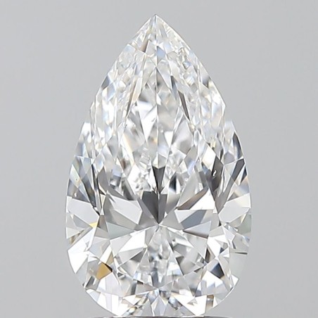 Diament szlif gruszkowy, 1.7ct, VS2, D, GIA 6541213215