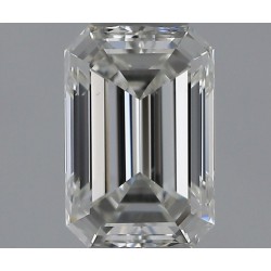 Diament szlif szmaragdowy, 0.5ct, VS2, H, GIA 1533519116