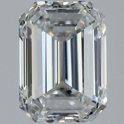 Diament szlif szmaragdowy, 1ct, VS1, E, GIA 6525735009