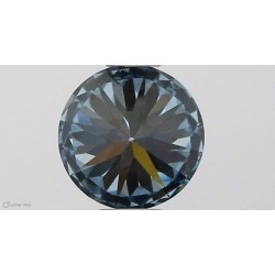 Diament laboratoryjny o barwie fantazyjnej szlif okrągły, 0.55ct, IF, Fancy Vivid Blue, IGI LG564379608