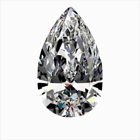 Diament szlif gruszkowy, 0.3ct, VS1, G, GIA 2544264249