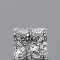 Diament szlif princess, 0.42ct, VVS1, E, GIA 7546264038