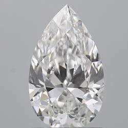 Diament szlif gruszkowy, 1ct, VS2, E, GIA 2534067978