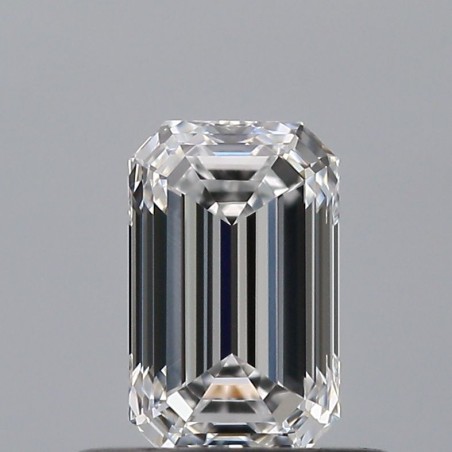 Diament szlif szmaragdowy, 0.5ct, VVS1, D, GIA 2544196580