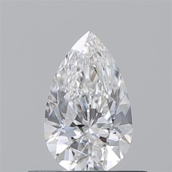 Diament szlif gruszkowy, 0.5ct, VVS2, E, GIA 7533730101