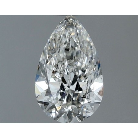 Diament szlif gruszkowy, 0.6ct, SI2, H, GIA 6545260192