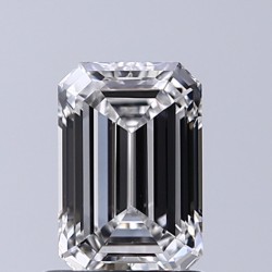 Diament laboratoryjny szlif szmaragdowy, 1.04ct, VVS2, E, IGI LG564356401
